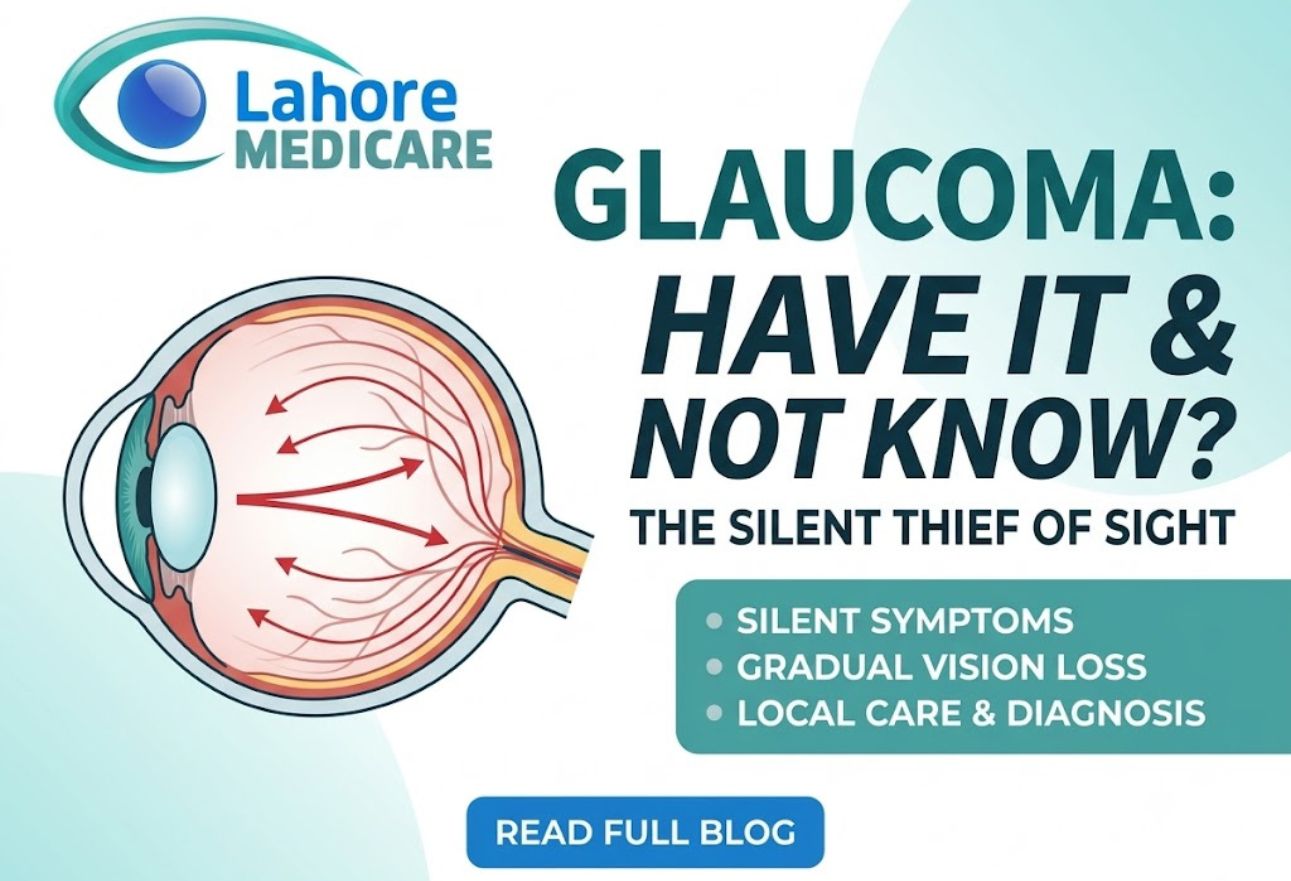 Discover why glaucoma develops slowly without early symptoms. Learn about internal eye fluid drainage, optic nerve damage, risk factors, and local care.
