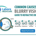 Discover why refractive errors cause blurry vision. Learn about myopia, hyperopia, presbyopia, and astigmatism, plus expert care at Lahore Medicare.